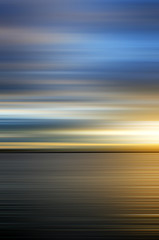 Abstract beach sunset