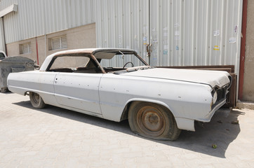1964 Chevrolet Impala car left in ruin needing restoration
