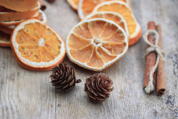 dries orange aroma spices