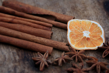 dries orange aroma spices