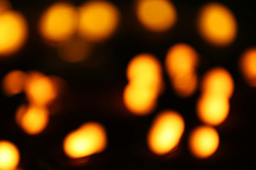 Fototapeta premium Beautiful background of blurred lights