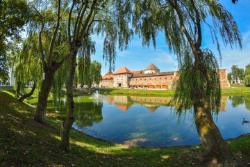 Obraz premium Medieval fortress in Romanian country Transylvania, city of Fagaras