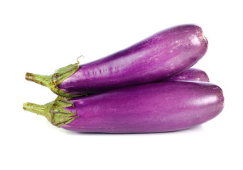 eggplant isolated on a white background