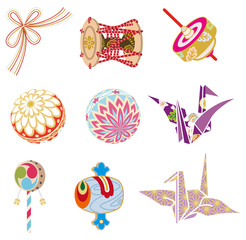 日本の伝統的なおもちゃ Japanese Old-fashioned toys