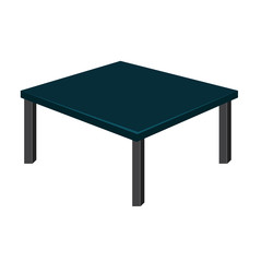 table isolated illustration