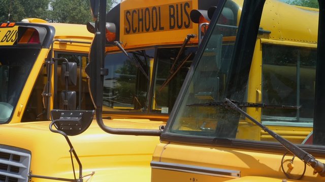 School buses, public transportation, Crane Up