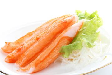 Close up Crab Stick