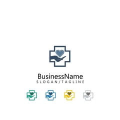 Medical logo icon vector