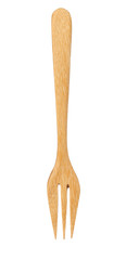 wooden spoon isolated over white.