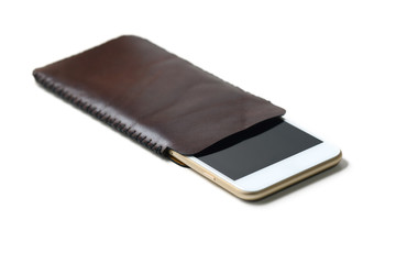 mobile leather case