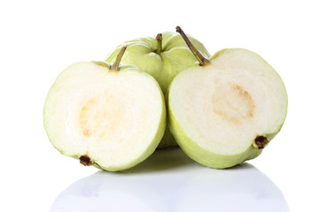 guava isolated on white background