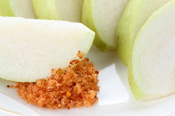 guava isolated on white background