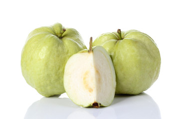 guava isolated on white background