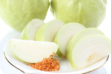 guava isolated on white background