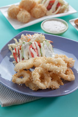 Fried squid rings, Calamari