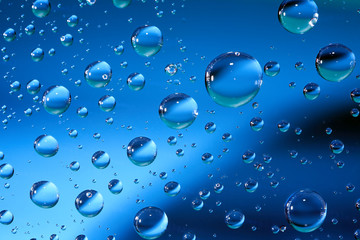 Blue Drops Background