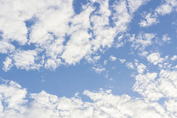blue sky with cloud
