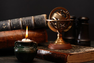 Old Globe And Books