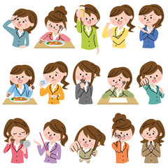 女性　ビジネス　アイコン