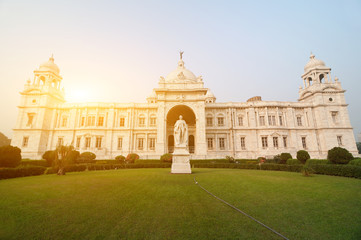 Fototapeta na wymiar Victoria Memorial in India