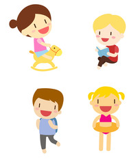 Group of children playing