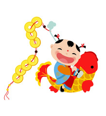 Chinese New Year Greetings- boy