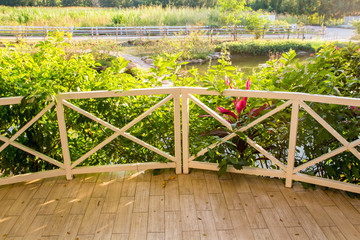 Fototapeta premium Backyard fence