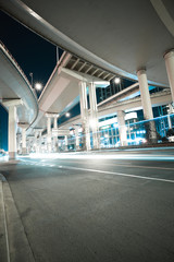 City road viaduct night of night scene