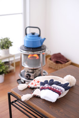 ニット帽と手袋