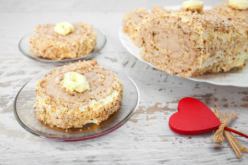 Chesnut and Walnut Cake