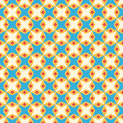 Retro kid seamless pattern. Endless texture