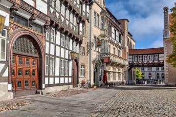 Fototapeta na wymiar Historical buildings in Braunschweig, Germany