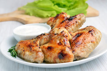 Fried chicken wings