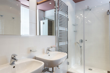 Interior of a modern bathroom