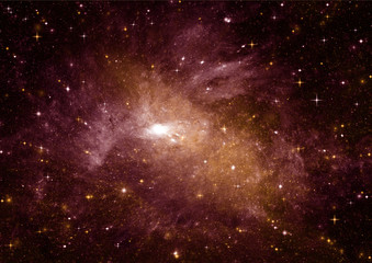 galaxy in a free space
