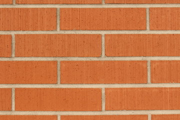 Real red brick wall texture as a background