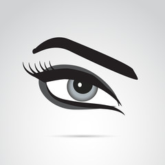 Eye make up VECTOR art.