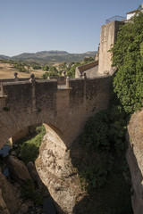 Fototapeta premium Paseo por la vieja ciudad de Ronda en la provincia de Málaga, Andalucía
