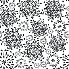 seamless pattern abstract floral