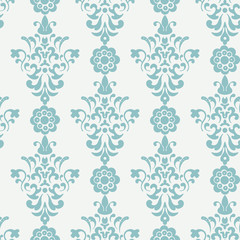 Floral retro wallpaper