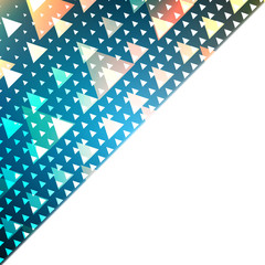 Fototapeta premium Abstract blue light template background