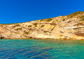 the small island Plati near Pserimos island in Greece