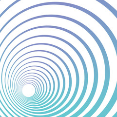 3d perspective circle background. Vector illustration.