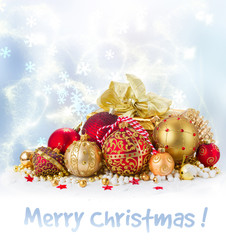 Pile of Christmas balls 