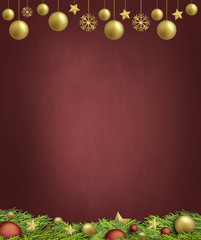 Naklejka na ściany i meble Christmas abstract background illustration