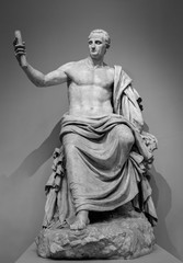 Marble roman statue emperor Nerva