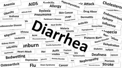 Fototapeta premium Diarrhea