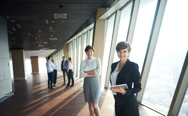 Fototapeta premium business people group, females as team leaders