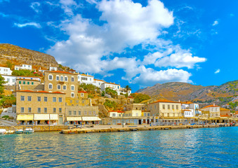 At Hydra island in Greece