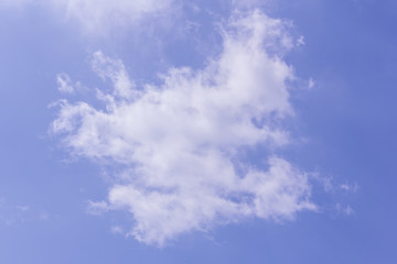 cloud in blue sky